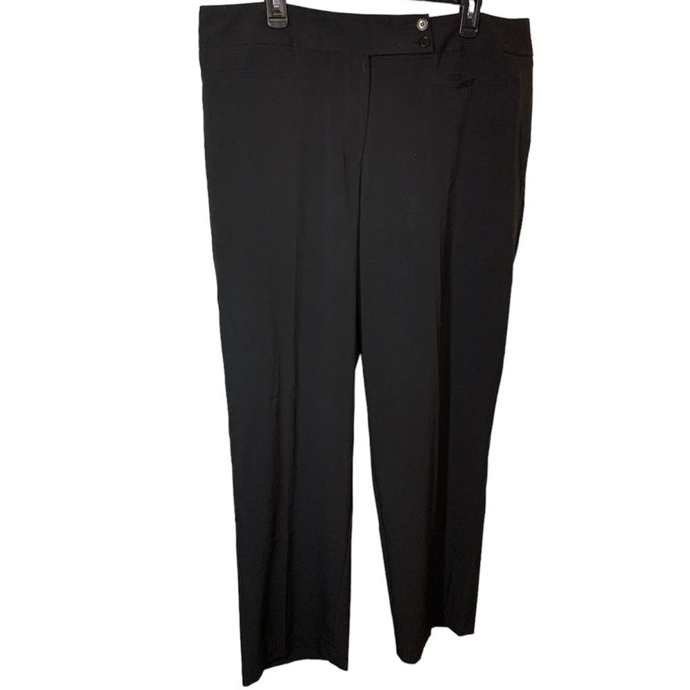 New York & Co. Black Light Stretch Trouser Work Pants, [Sz 20W]